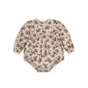 Baby Girl Romper | Brushed Floral Dress Collection | Ivory | Looms | AW25