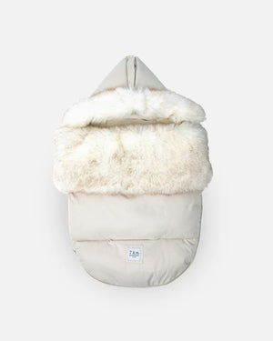 7AM | TundraPod | Beige with White Fur