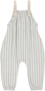 Baby Boy Long Bubble Romper | Blue Stripe | Lil Legs | SS25