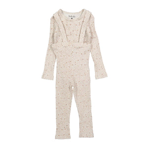 Baby Girl Suspender Set | Mauve Liana | Ladida AW25