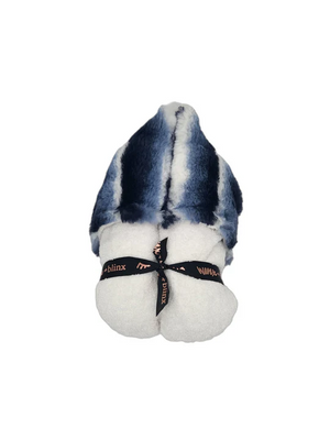 Baby Hooded Towel | Winx + Blinx | Plush Waves Navy
