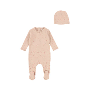 Baby Layette Set | Watercolor Dot | Misty Mauve | Bee and Dee | AW22