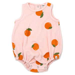 Baby Girl Bubble Pink | Oranges Print | Oh Baby