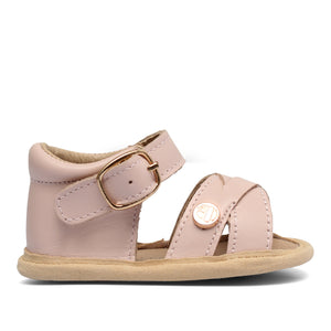 Baby Soft Sole Sandal | 'The Boho' By TBGB | Seashell Pink