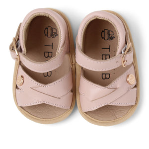 Baby Soft Sole Sandal | 'The Boho' By TBGB | Seashell Pink