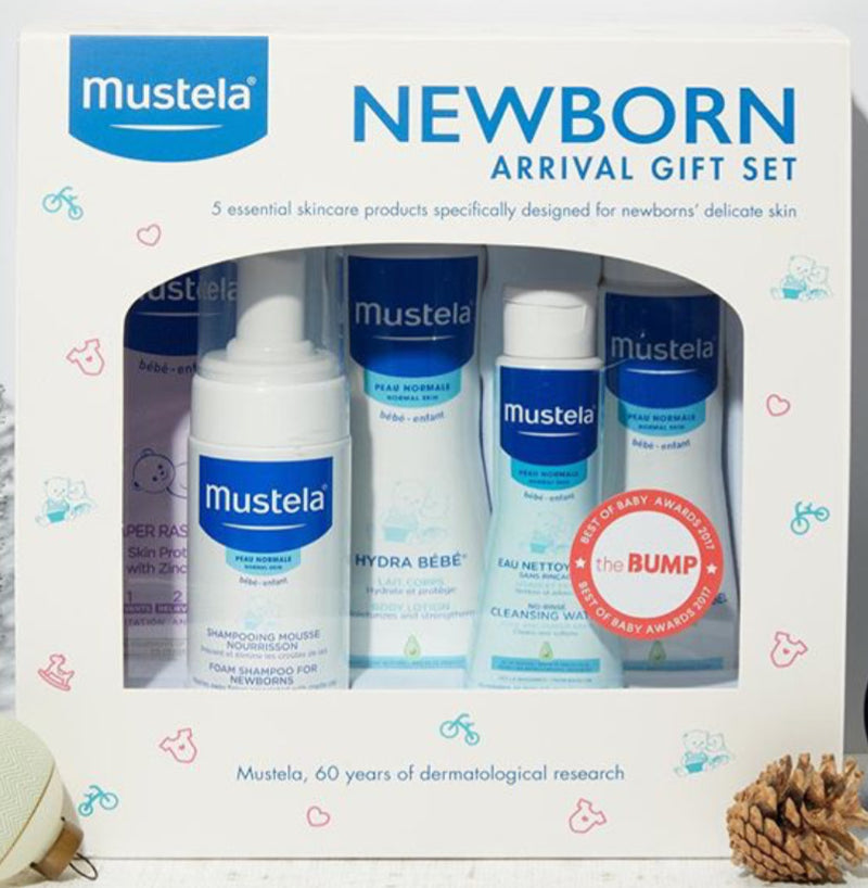 Mustela Welcome Baby Gift Set - Clean & Gentle Skincare & Bath