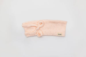 Baby Headband | Pointelle Side Bow | Light Pink | Lalou