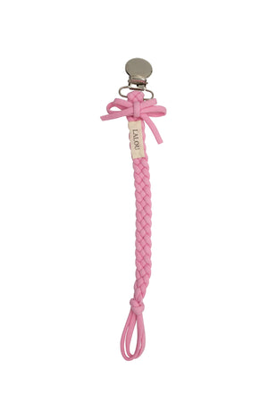 Baby Pacy Clip | Braided | Pink | Lalou