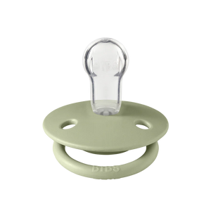 Baby Pacifier | BIBS De Lux | Silicone| Ivory/Sage | 2 Pack
