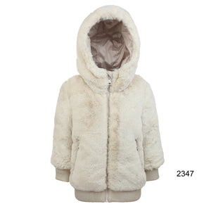 Baby Boy Jacket & Sweater | Jacket | Fur | Light Beige | Pramie | AW23