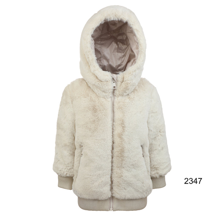 Baby Boy Jacket & Sweater | Jacket | Fur | Light Beige | Pramie | AW23