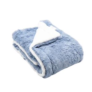 Minky Blanket | Haven | Denim | Kidu