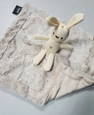 Baby Boy Lovey Blanket | Frosted Taupe | Winx + Blinx