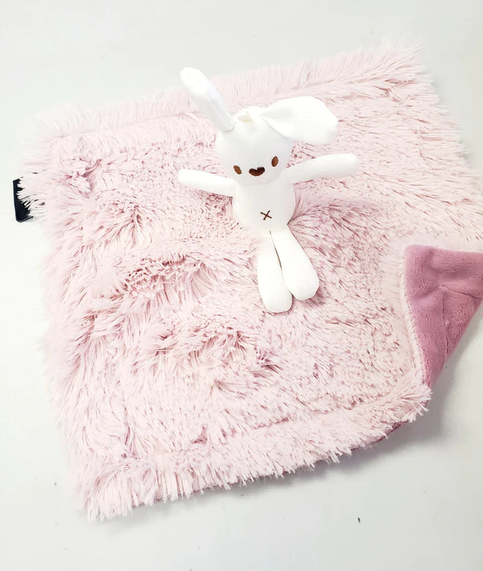 Baby Girl Lovey Blanket | Shaggy Mauve | Winx + Blinx