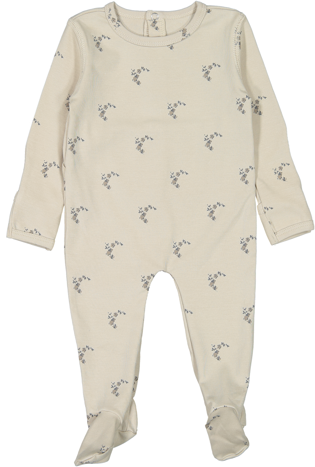 Baby Boy Footie + Hat | Aria | Blue | Lovely Littles | AW24