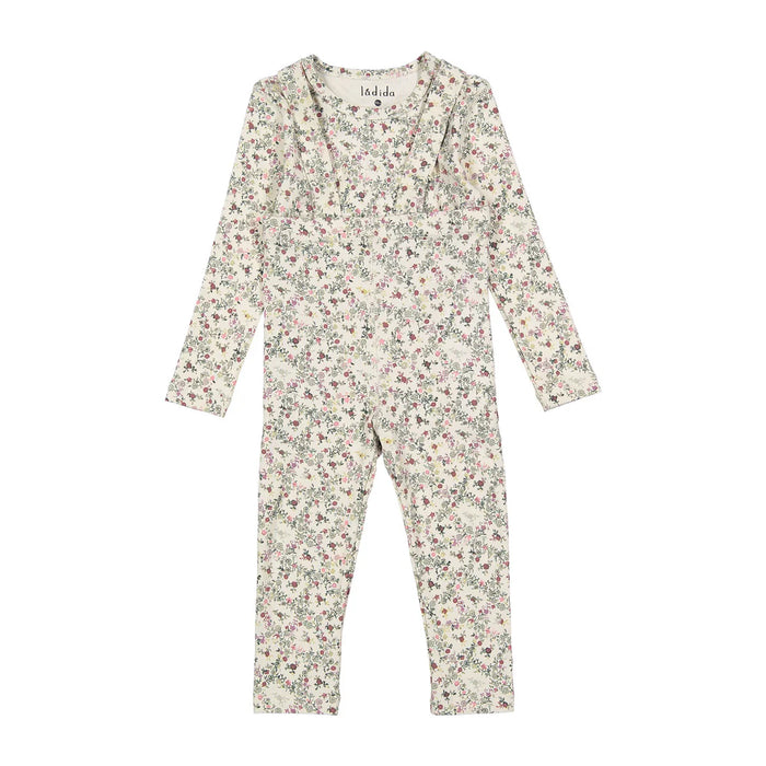 Baby Girl Suspender Set | Circle Print Floral | Ladida AW25