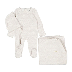 Baby Girl Layette Set | Rose Damask | Ladida | AW25