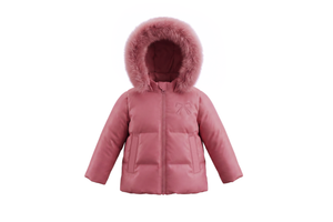 Baby Girl Jacket | Little Girls Jacket Bow Mauve | Pramie | AW26