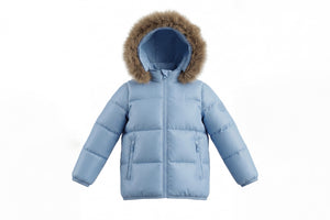 Baby Boy Jacket  | Little Boys Contrast Blue | Pramie | AW26