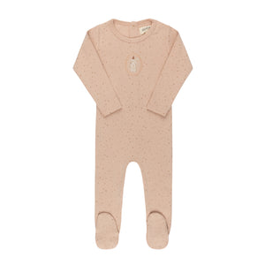 Baby Girl Footie | Cotton Bunny Collection | Pink | Ely's & Co | SS26