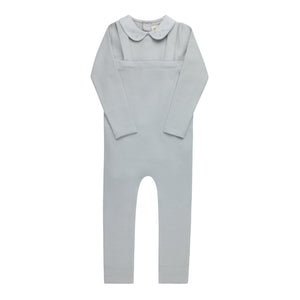 Baby Boy 2 Piece Outfit | Embroidered Collar Collection | Blue | Ely's & Co | Aw25