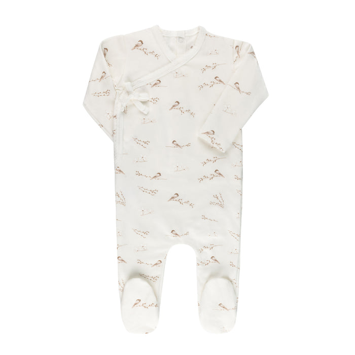 Baby Neutral Layette Set | Vintage Birds | Ivory | Ely's & Co