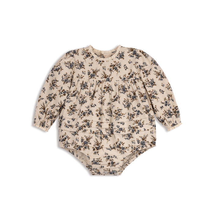 Baby Girl Romper | Brushed Floral Dress Collection | Ivory | Looms | AW25
