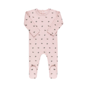 Baby Girl Layette Set | Waffle Olive Collection | Plum on Mauve | Ely's & Co. | AW23