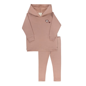 Baby Girl 2 Piece Set | Cross Stitch Collection | Pink | Aurora | AW26
