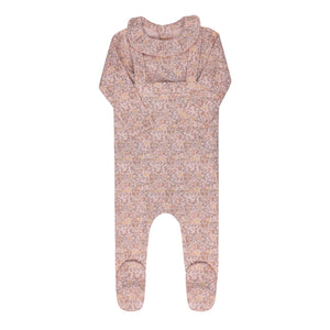 Baby Girl Bodysuit and Overalls | Cotton Liberty Print | Pink Floral | Aurora | AW25