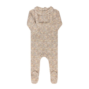 Baby Girl Bodysuit and Overalls | Cotton Liberty Print | Ivory Floral | Aurora | AW25