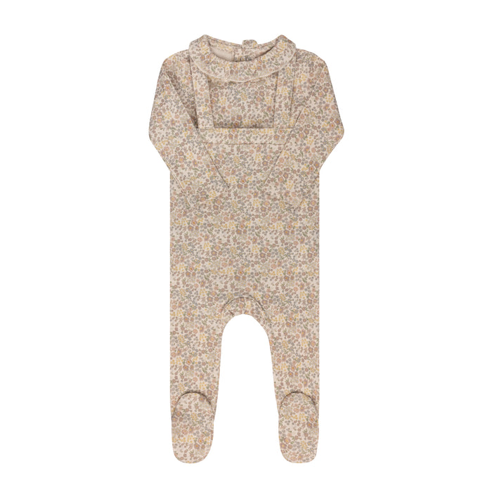 Baby Girl Bodysuit and Overalls | Cotton Liberty Print | Ivory Floral | Aurora | AW25