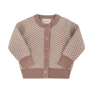 Baby Girl Outfit | Herringbone Collection | Pink| Looms | AW26