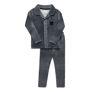 Baby Boy Pajamas | Stripe Collection | Blue | Ely's & Co | AW26