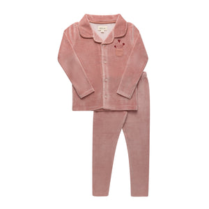Baby Girl Pajamas | Stripe Collection | Pink | Ely's & Co | AW26