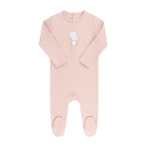 Baby Girl Layette Set | French Terry | Hot Air Balloon | Pink | Ely's & Co. | AW23