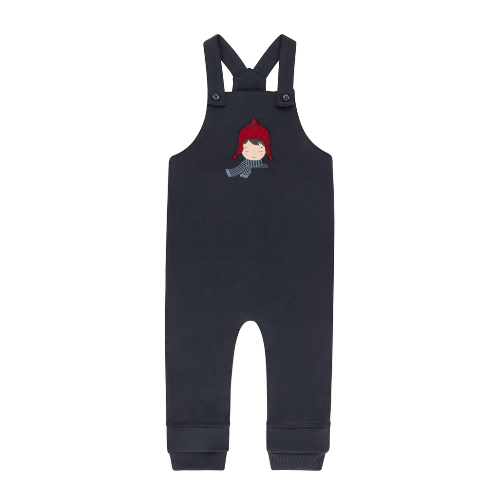 Baby Boy Overall + Turtle Neck |  Autumn Kids Collection | Navy | Ely's & Co | Aw25