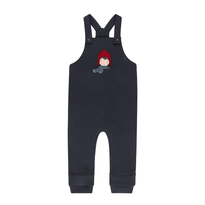 Baby Boy Overall + Turtle Neck |  Autumn Kids Collection | Navy | Ely's & Co | Aw25
