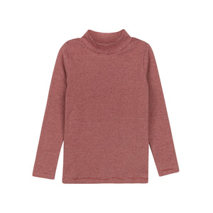 Baby Girl Overall + Turtle Neck |  Autumn Kids Collection | Pink | Ely's & Co | Aw25