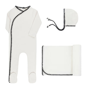 Baby Boy Layette Set | Whipstitch Collection | Ivory Boy | Aurora | AW26