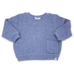 Baby Boy Outfit | Wide Rib Pocket | Blue | Oh Baby! | AW23