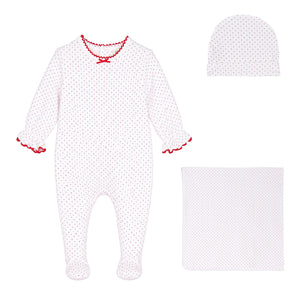 Baby Girl Layette Set | Polka Dot Collection | White | Bubani | AW26
