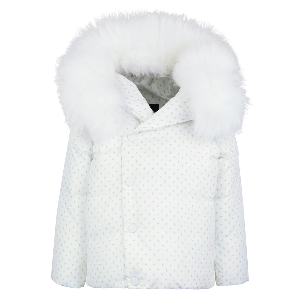 Baby Boy Jacket | Blue Print | Pramie | AW25