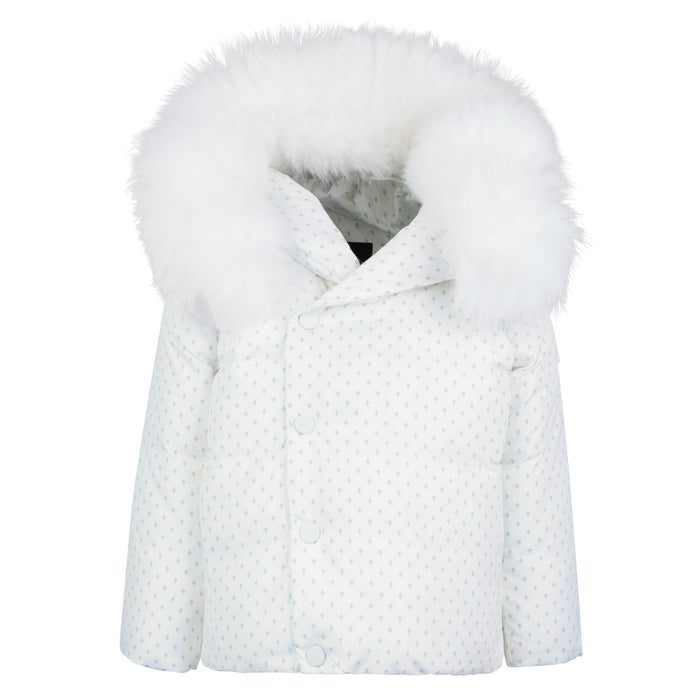 Baby Boy Jacket | Blue Print | Pramie | AW25