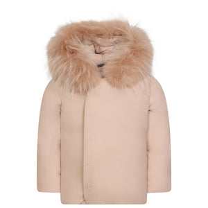 Baby Girl Jacket | Wrap | Baby Pink | Ibis | AW26