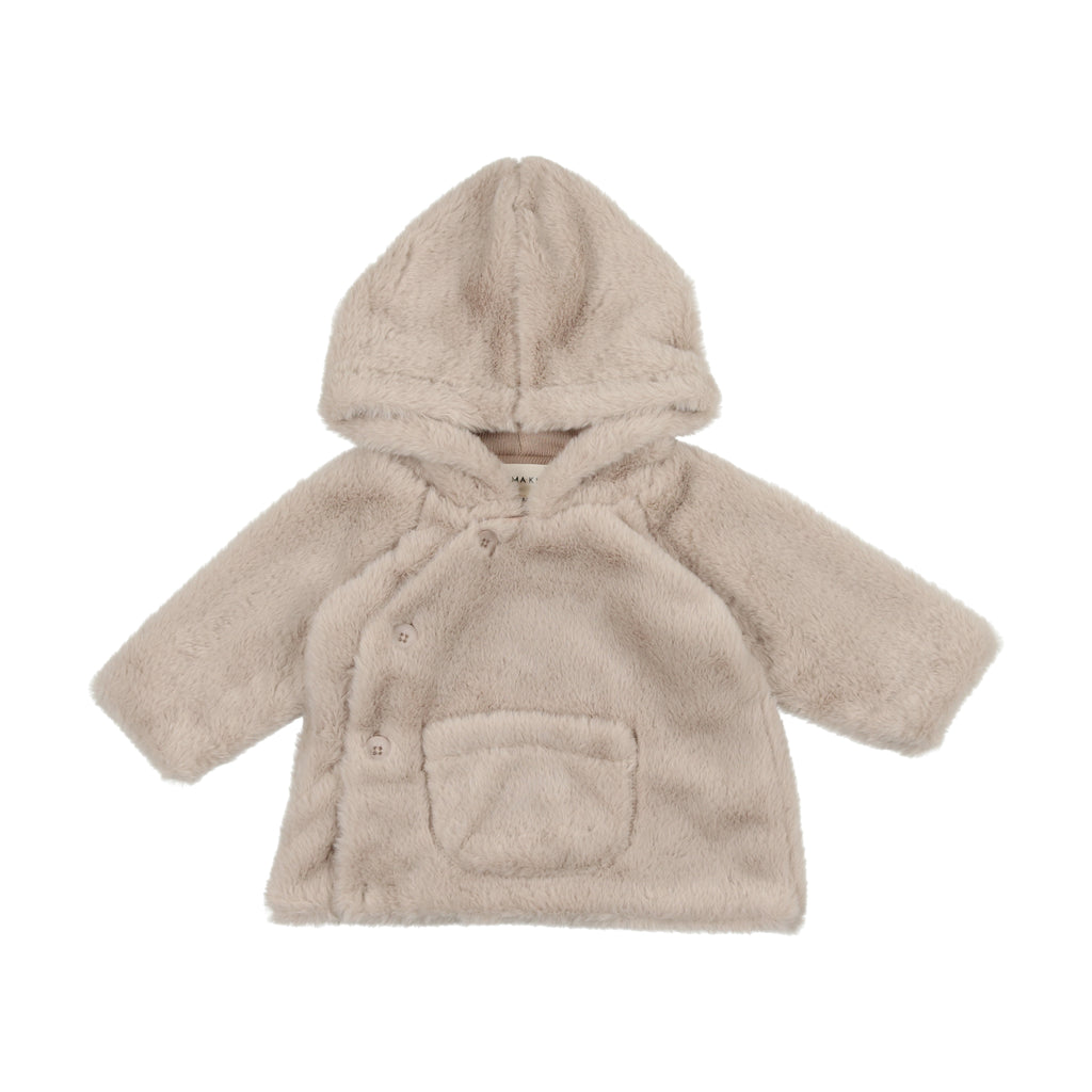 Baby Boy Jacket & Sweater | Jacket | Fur | Oatmeal | Mema | AW23