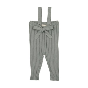 Baby Boy 3 Piece Outfit | Longies + Onesie + Cardigan | Knit | Ribbed | Powder Blue | Mema | AW23