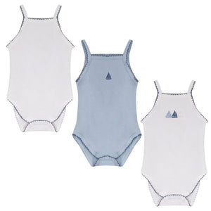 Baby Boy Onesie | Boat Collection | Blue | Bubani | AW26