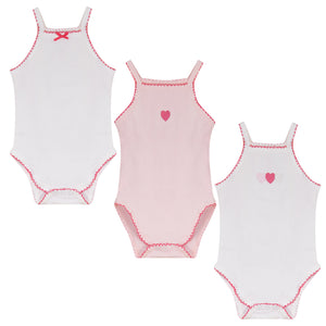 Baby Girl Onesie | Heart Collection | Pink| Bubani | AW26