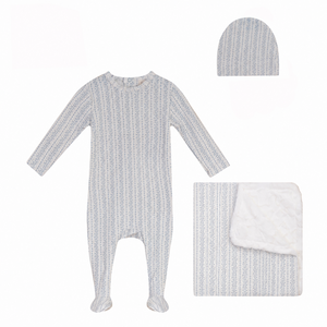 Baby Boy Layette Set | Printed Collection | Blue | Bubani | AW26